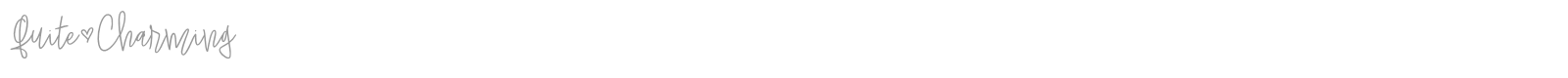 Quite Charming font preview